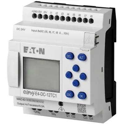 제어 릴레 EASY-E4-AC-12RCX1 8DI4RO 100-240V AC/DC 키보드 이더넷 스크루 터미널