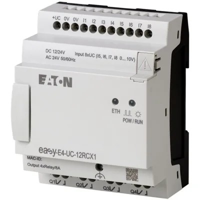 제어 릴레 EASY-E4-AC-12RCX1 8DI4RO 100-240V AC/DC 키보드 이더넷 스크루 터미널