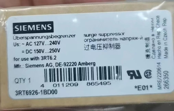 다른 주 회로 등급 전류 전압 억제기 PLC 3RT6916-1BB00