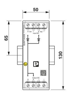 산업용 QUINT4-DIODE/12-24DC/2X20/1X40 리던스 모듈 2907719