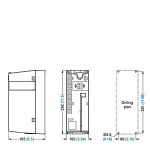 G120P PM230 FSB IP20 인버터 RF 변환기 RS485 통신 인터페이스