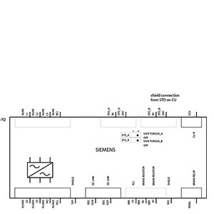 SINAMICS PM240-2 인버터 주파수 변환기 37 kW 전원 모듈 IP20 FSF 200 V