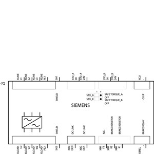 SINAMICS G120 PM240-2 FSD 인버터 주파수 변환기 6SL3210-1PE23-8UL0 전원 모듈