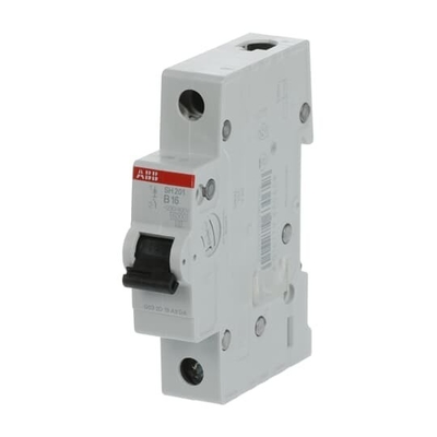 220V BCD 곡선 B 1P MCB SH201-B20 소형 회로 차단기 20A 전기 안전