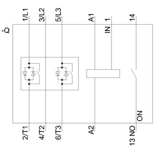 PLC 3RW3027-1BB14 3RW30 소프트 스타터 사이즈 S0 바이패스 보호 장치