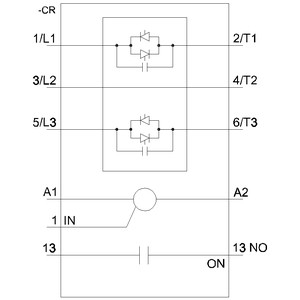PLC 3RW3027-1BB14 3RW30 소프트 스타터 사이즈 S0 바이패스 보호 장치