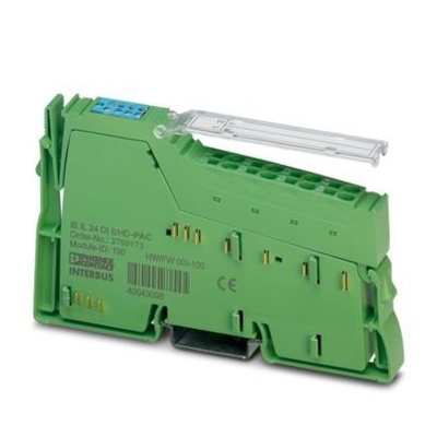 2700173 IB IL 24 DI8/HD-PAC 디지털 모듈, 8개의 속도 입력과 24V DC 전원 공급