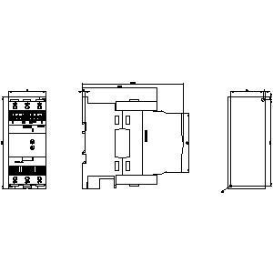 3RW30 소프트 스타터 사이즈 S3 55 KW/400 V 바퀴 터미널 우회 3RW3047-1BB14