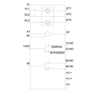 3RW5072-6AB14 크기 S12의 SIRIUS 소프트 스타터, 나사 터미널과 아날로그 출력