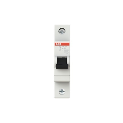 1P C 20 A MCB SH201-C20 미니어처 서킷 브레이커 BCD 곡선 C 1P 브레이킹 용량 1P