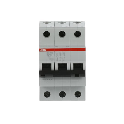 MCB SH203-C16 소형 회로 차단기 전구 번호 3 16 A 등급 주파수 Hz 50