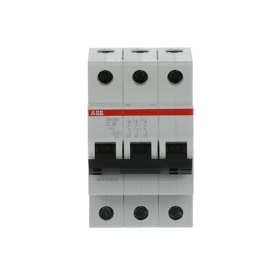 MCB SH203-C16 소형 회로 차단기 전구 번호 3 16 A 등급 주파수 Hz 50