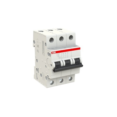 220V MCB SH203-C25 소형 회로 차단기 3P C 25A 등급 전압 220V BCD 곡선 C