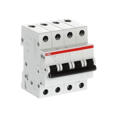 3 NP C 20A 파기 용량 MCB SH203-C20NA 산업용 소형 회로 차단기