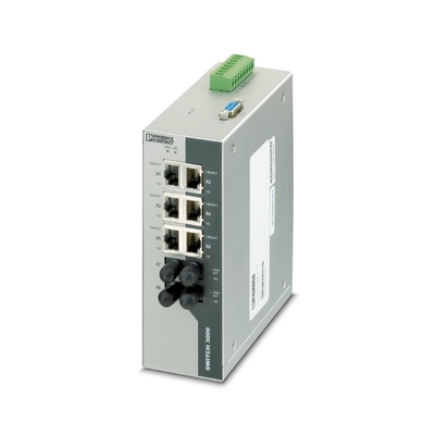 피닉스 연락 산업용 이더넷 스위치 FL SWITCH 3006T-2FX ST IP20 보호 수준
