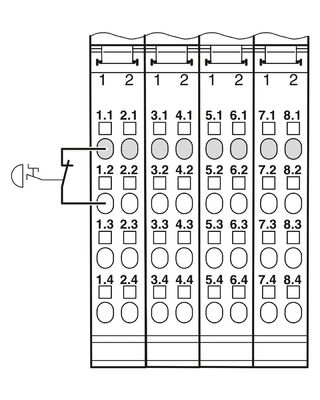 IP20 보호 수준으로 IB IL 24 PSDI 8-PAC 2985688 피닉스 접촉 보안 모듈