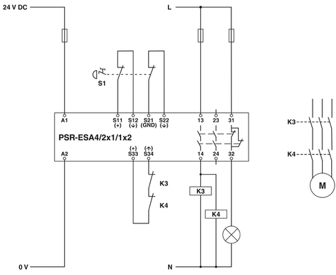안전 및 원활한 산업 프로세스를 보장하는 PSR-SPP-24UC/ESA4/2X1/1X2 안전 릴레