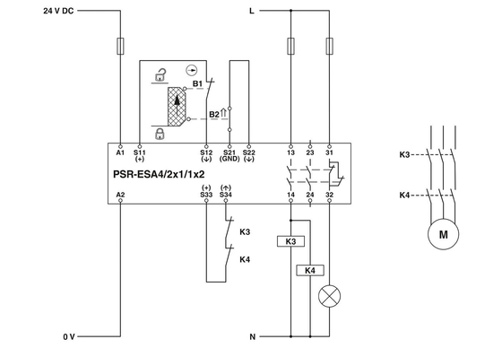 안전 및 원활한 산업 프로세스를 보장하는 PSR-SPP-24UC/ESA4/2X1/1X2 안전 릴레