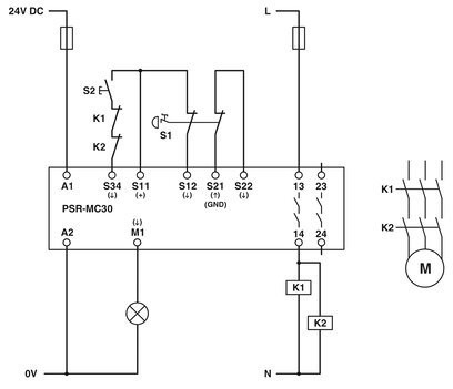 PSR-MC30-2NO-1DO-24DC-SP 산업 환경에서 전압 보호를 위한 안전 릴레