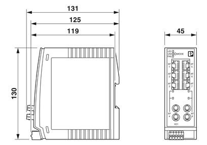 FL SWITCH 2206-2FX ST 산업 이더넷 스위치로 네트워크 효율을 향상