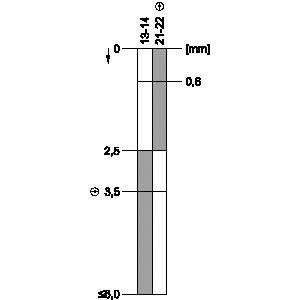 31mm 플라스틱 위치 스위치 M20x1.5 LED 플랑저가 없는 플라스틱 3SE5232-0CC05-1CA0