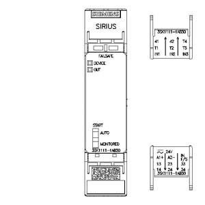 PLC 3SK1111-1AB30 안전 릴레이 3SK1 기본 단위 표준 릴레이 출력 스크루 터미널