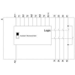 PLC 3SK1111-1AB30 안전 릴레이 3SK1 기본 단위 표준 릴레이 출력 스크루 터미널