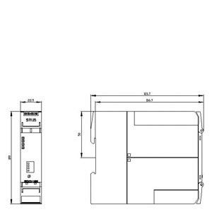 3SK1122-1AB40 반도체 출력 스크루 터미널 24V DC 고급 안전 릴레