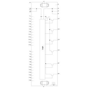 3SK2 45mm 너비 SIRIUS 안전 릴레 산업용 기본 장치 3SK2122-1AA10
