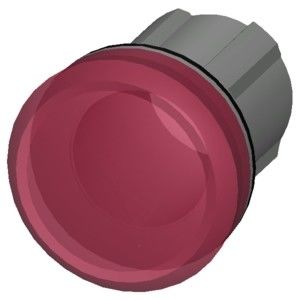 PLC 3SU1051-6AA20-0AA0 금속 반짝이는 부드러운 렌즈 빨간색 SIRIUS ACT 조종등 제어