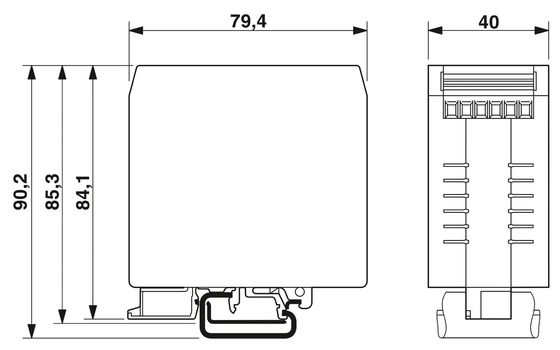 2783082 NEF 1-6 240V AC L-N 50Hz 60Hz 명목 중심 주파수