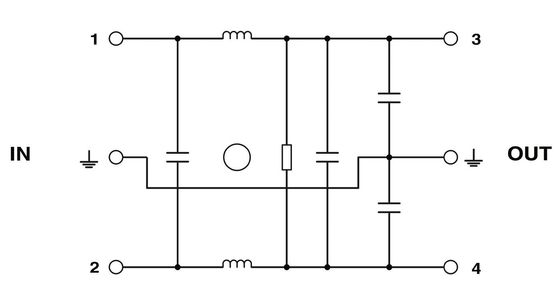 NEF 1-1 240 V AC L-N 50 Hz 60 Hz 등급 전압으로 EMC 필터 최적 성능