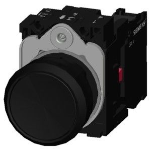 비켜지 않은 플래트 버튼과 스크루 터미널 PLC 3SU1100-0AB10-1CA0 플라스틱 순간 버튼
