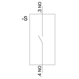 PLC 3SU1100-0AB50-1BA0 비켜지 않은 푸른 평면 순간 버튼
