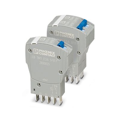 50V DC 등급 2800835 CB TM1 0.5A SFB P 열자기장치 회로 차단기 5극