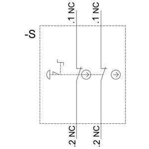 SIRIUS ACT 3SU1100-1HB20-1PG0 비상 정지 장치의 전체 단위 버섯 버튼