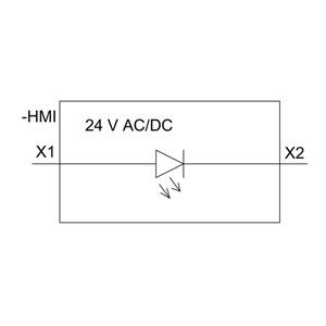 PLC 3SU1102-6AA40-1AA0 SIRIUS ACT 완전 단위 파일럿 라이트 24V AC/DC 플라스틱 조명 매끄러운 렌즈 플러시