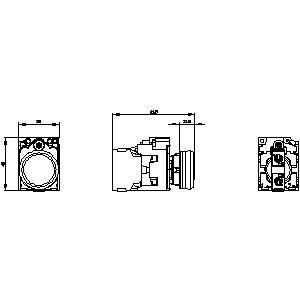 PLC 3SU1102-6AA40-1AA0 SIRIUS ACT 완전 단위 파일럿 라이트 24V AC/DC 플라스틱 조명 매끄러운 렌즈 플러시