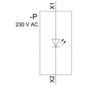 230V AC 플라스틱 노란색 SIRIUS ACT 파일럿 라이트 플러시 부드러운 렌즈 3SU1106-6AA30-1AA0