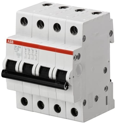 MCB SH204-D63 미니어처 서킷 브레이커 4P D 63A BCD 곡선 D 220V의 등급 전압