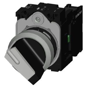 2 위치 금속 빛나는 비켜지 않은 선택 스위치 SIRIUS ACT 3SU1150-2BF60-1BA0