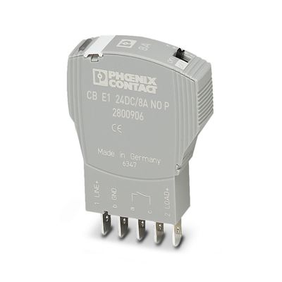 5극 24V DC 2800906 CB E1 24DC/8A NO P 전자 장비 회로 차단기