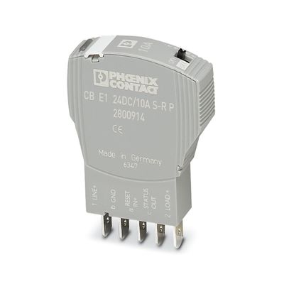 2800914 CB E1 24DC/10A S-R P 산업용 전자 장비 회로 차단기