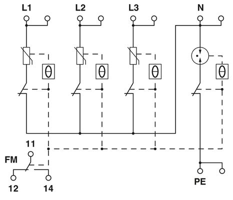 5V AC... 250V AC 125V AC UL 2801561 VAL-ME 385/80-3S-FM 2형 전압 보호기
