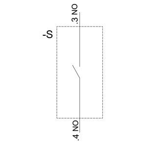 PLC 3SU1400-1AA10-3BA0 전면 장착 및 1NO 애플리케이션을 위한 SIRIUS ACT 연락 모듈