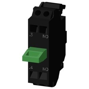 PLC 3SU1400-2AA10-3BA0 1NO 스프링 로딩 터미널과 함께 SIRIUS ACT 연락 모듈