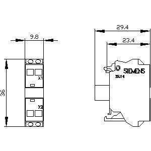 시멘스 3SU1401-1BB40-3AA0 SIRIUS ACT LED 모듈