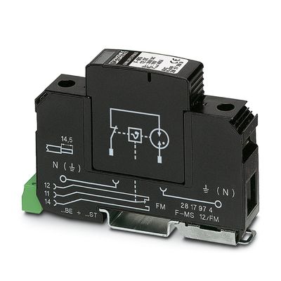 5V AC에서 250V AC 2817974 F-MS 12/FM 타입 2 급류 보호기 2극과 성능
