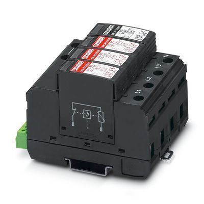 230V AC 등급 2838199 VAL-MS 230/3 1 FM 4극의 2형 전압 보호기