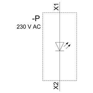 PLC 3SU1401-1BF40-1AA0 전면 장착 및 나사 단말과 함께 SIRIUS ACT LED 모듈